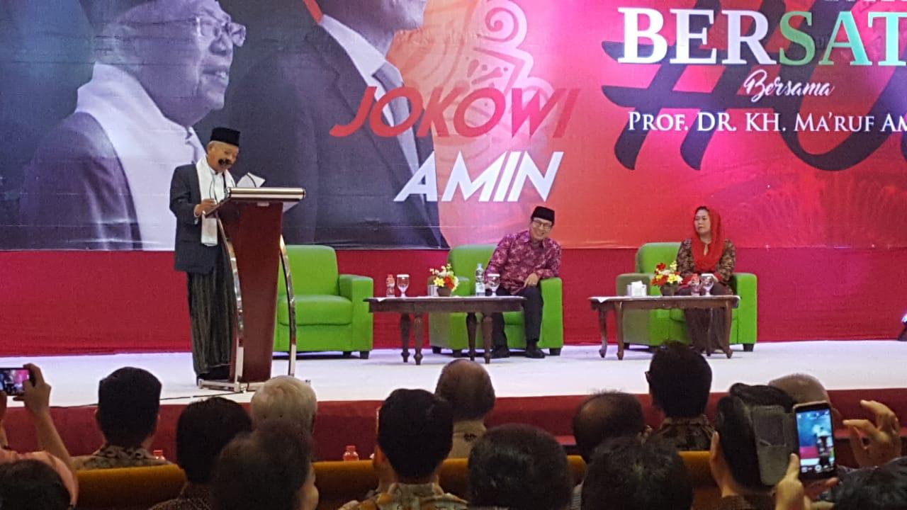 Ribuan Relawan Komunitas Indonesia Link Dukung Jokowi Amin