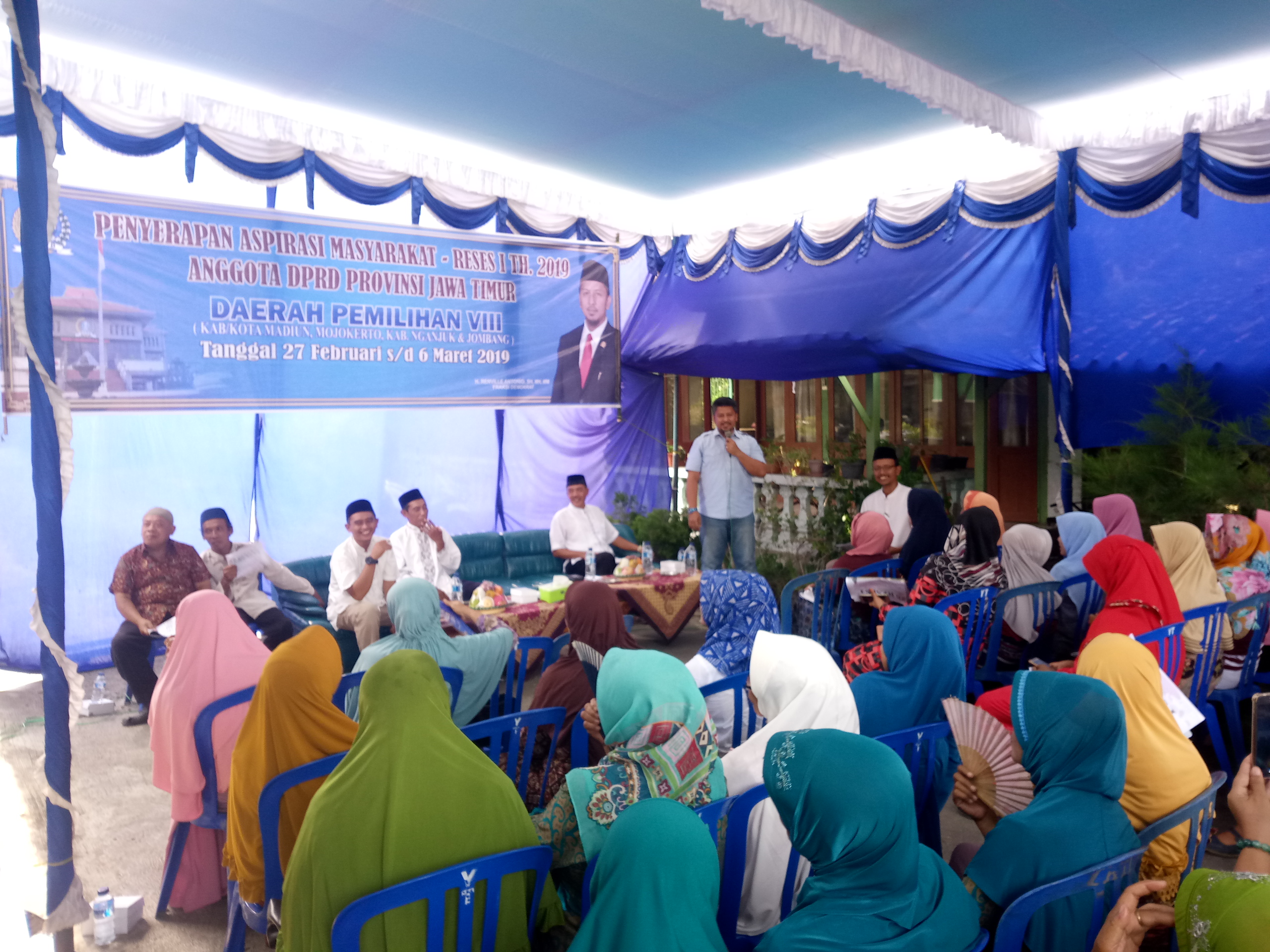 Reses di Madiun, Renville Sosialisasikan Program Gubernur Khofifah
