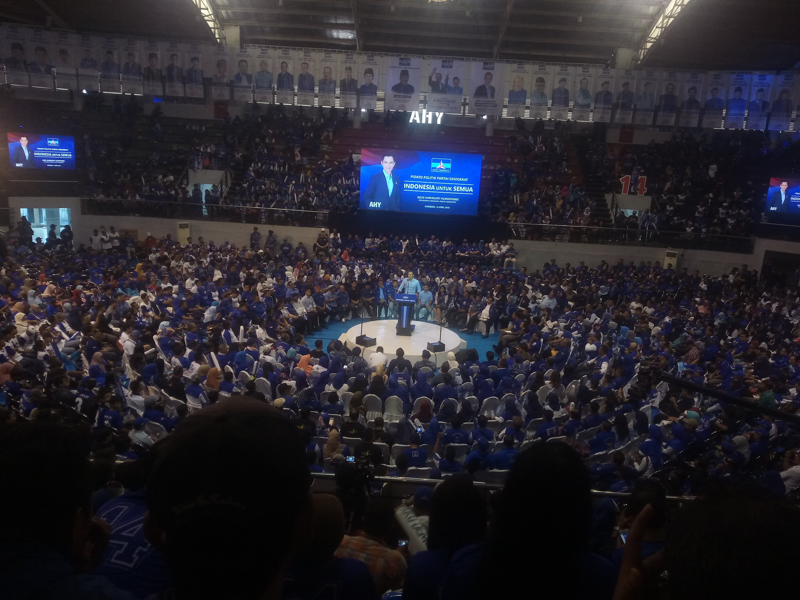 Kampanye Demokrat di DBL, AHY: Jangan Golput