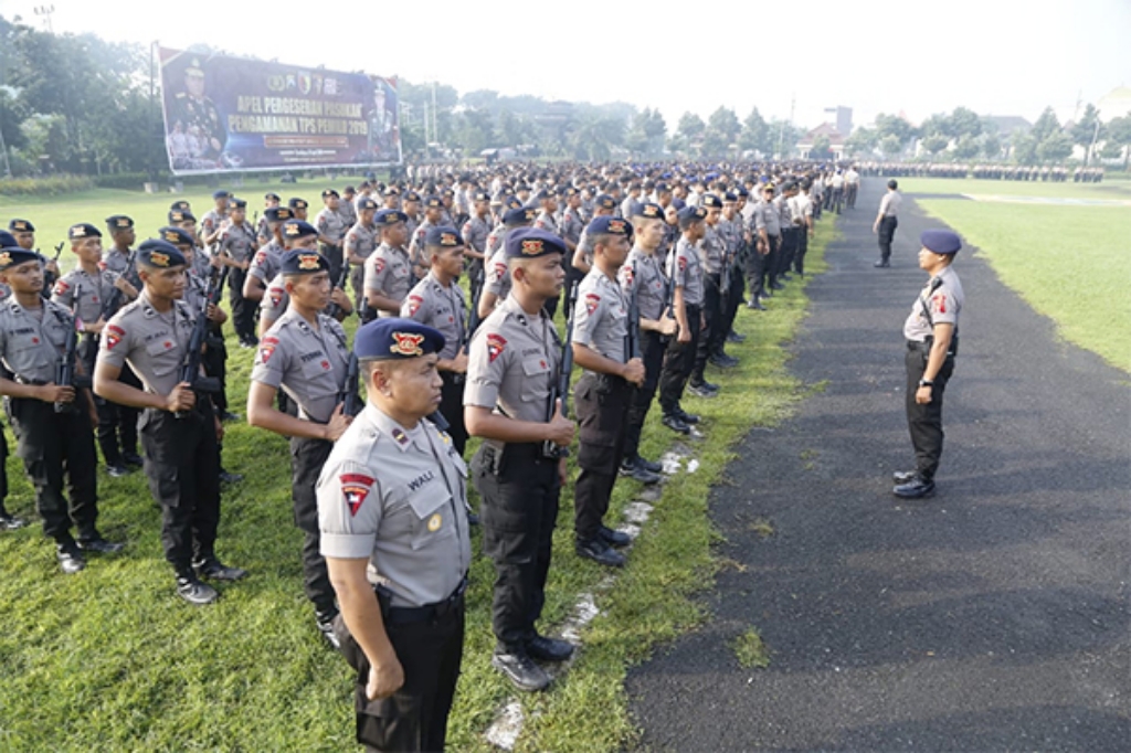 Polda Jatim Pertebal Pengamanan Pemilu di Enam Wilayah Ini
