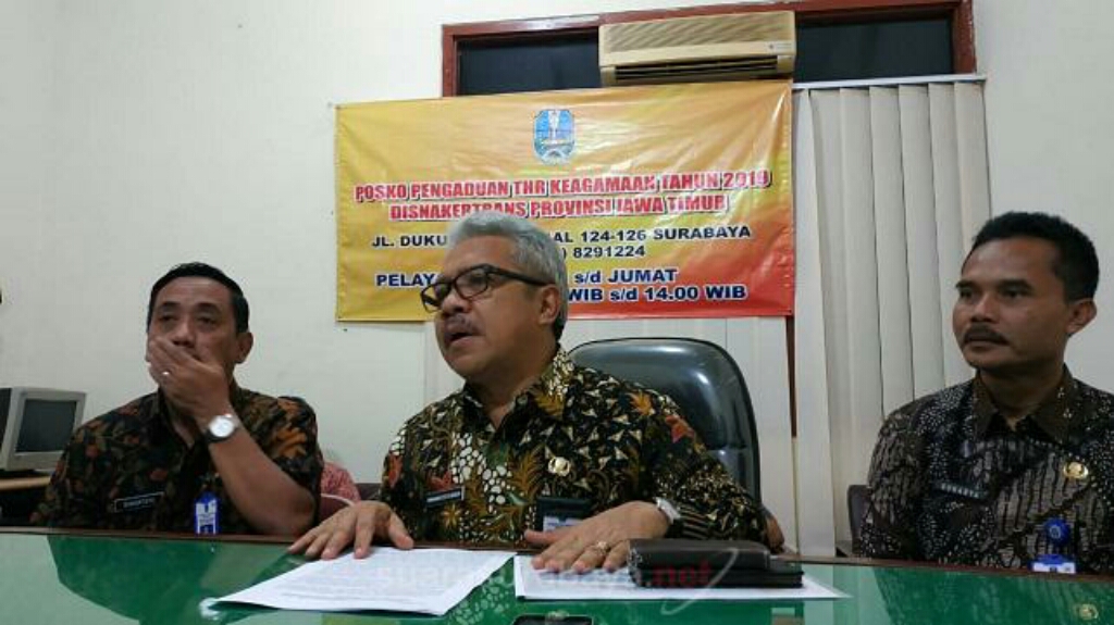Akomodir Pekerja Peroleh THR, Pemprov Jatim Buka Posko Pengaduan