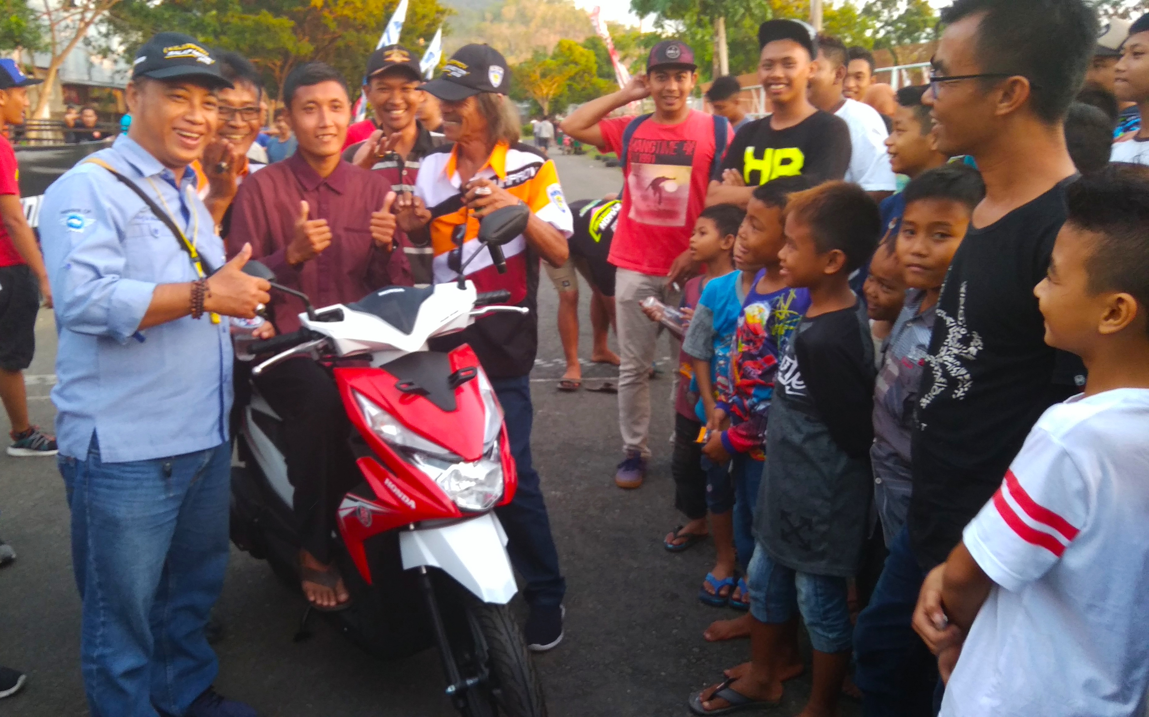 Sekarang Nonton Balap Dapat New Honda Beat