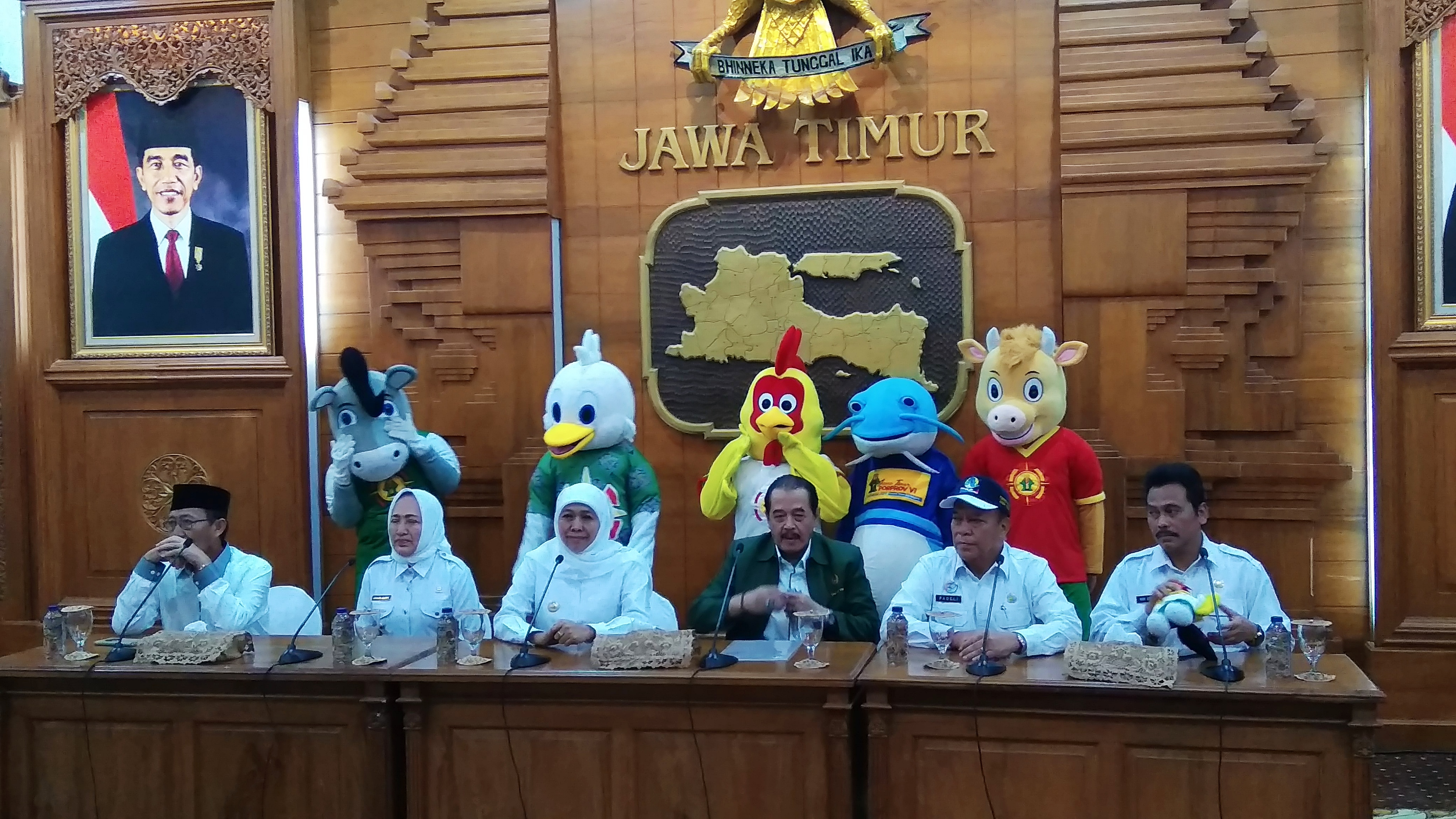 5 Maskot Ikonik Porprov 2019 Diluncurkan, Khofifah Berharap Dongkrak UKM Jatim