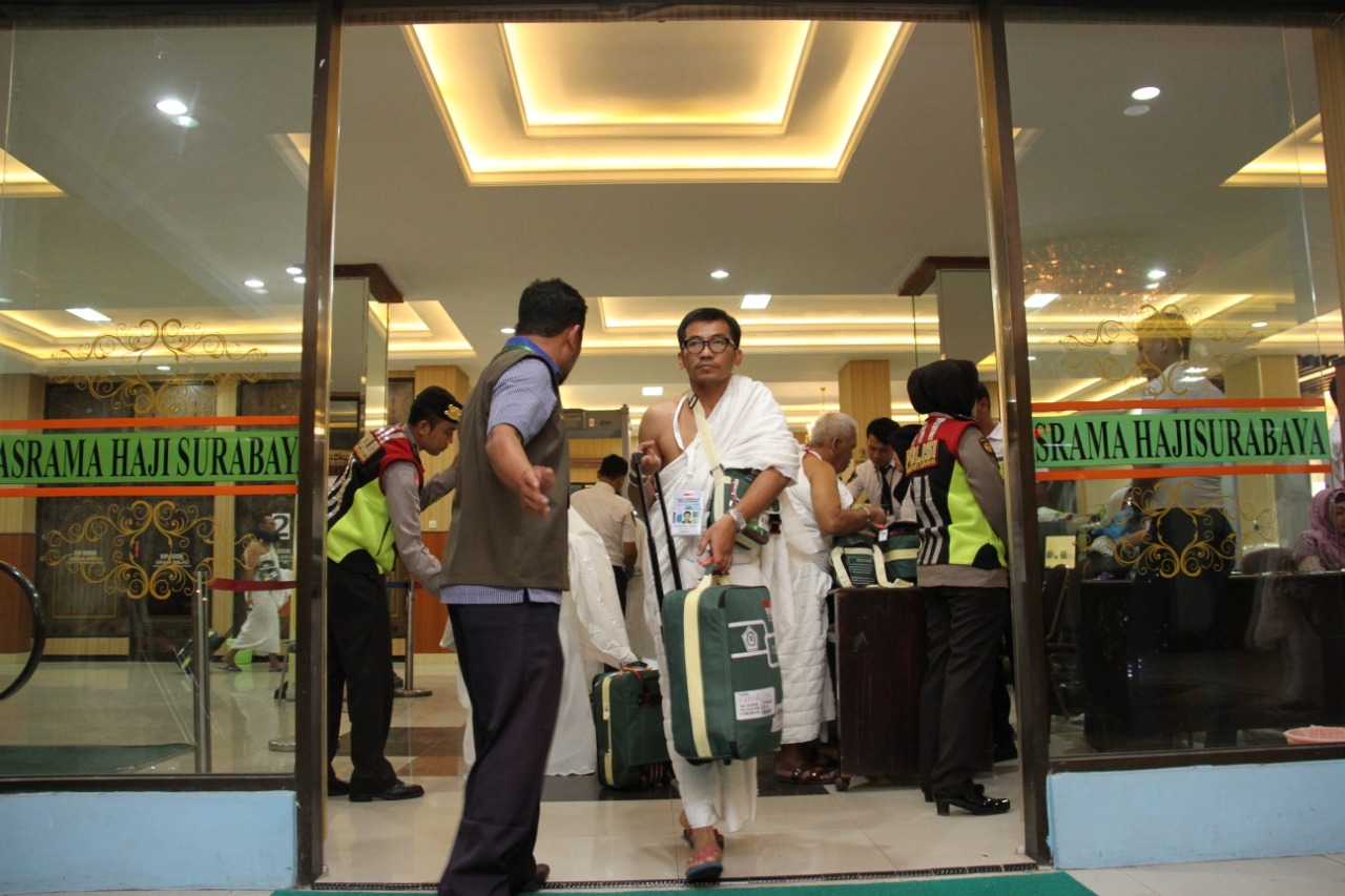 Beometrik Kornea Dan Sidik Jari Terpasang, Embarkasi Surabaya Siap Menerima CJH Bali NTT