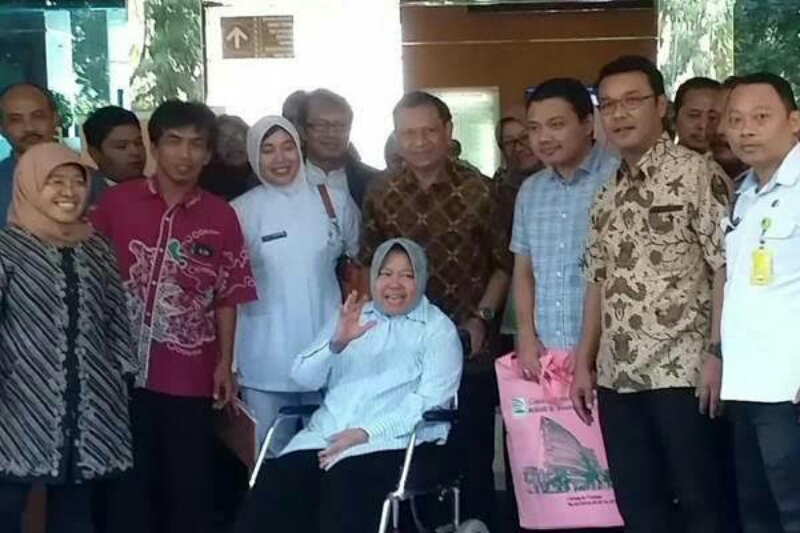 Sudah Sehat, Risma Diperbolehkan Pulang Dari RS Dr. Soetomo