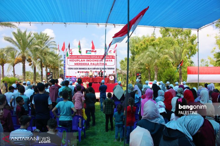 HUT Kemerdekaan RI 2019 Dirayakan di Jalur Gaza