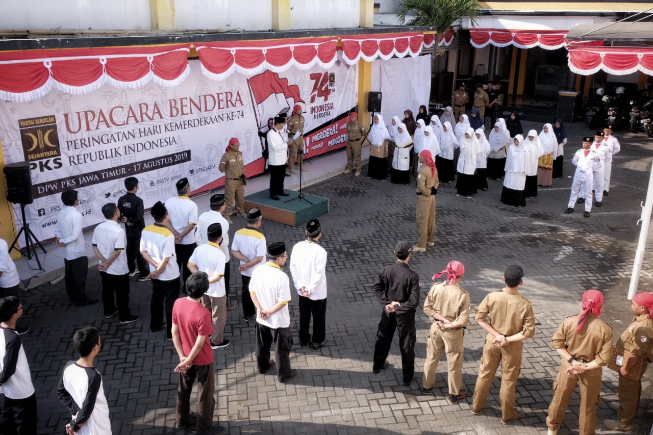 HUT RI Ke-74, PKS Jatim Pertegas Pesan Persatuan dalam Keberagaman