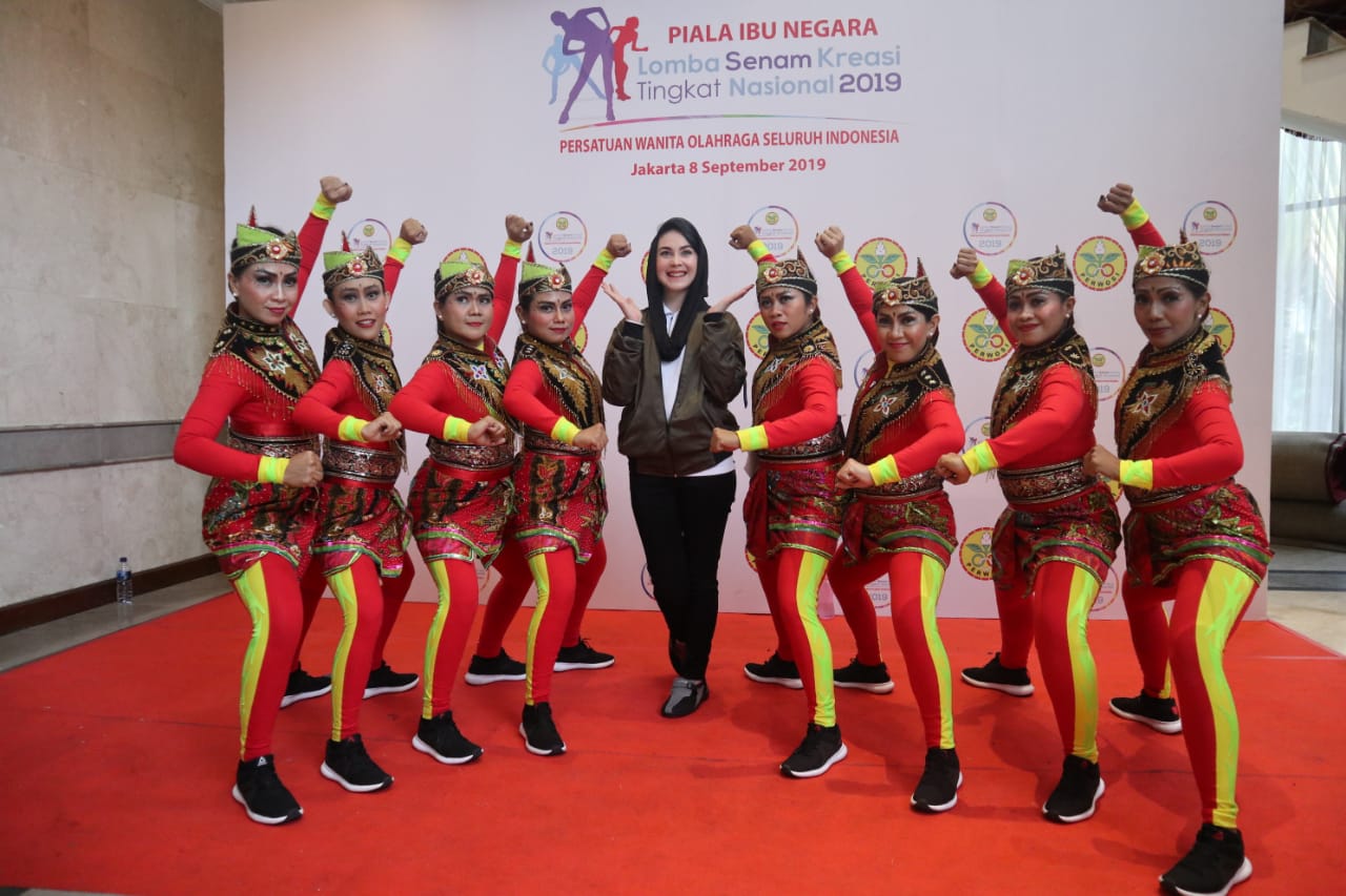 Jatim Juara Lomba Senam Kreasi Piala Ibu Negara 2019