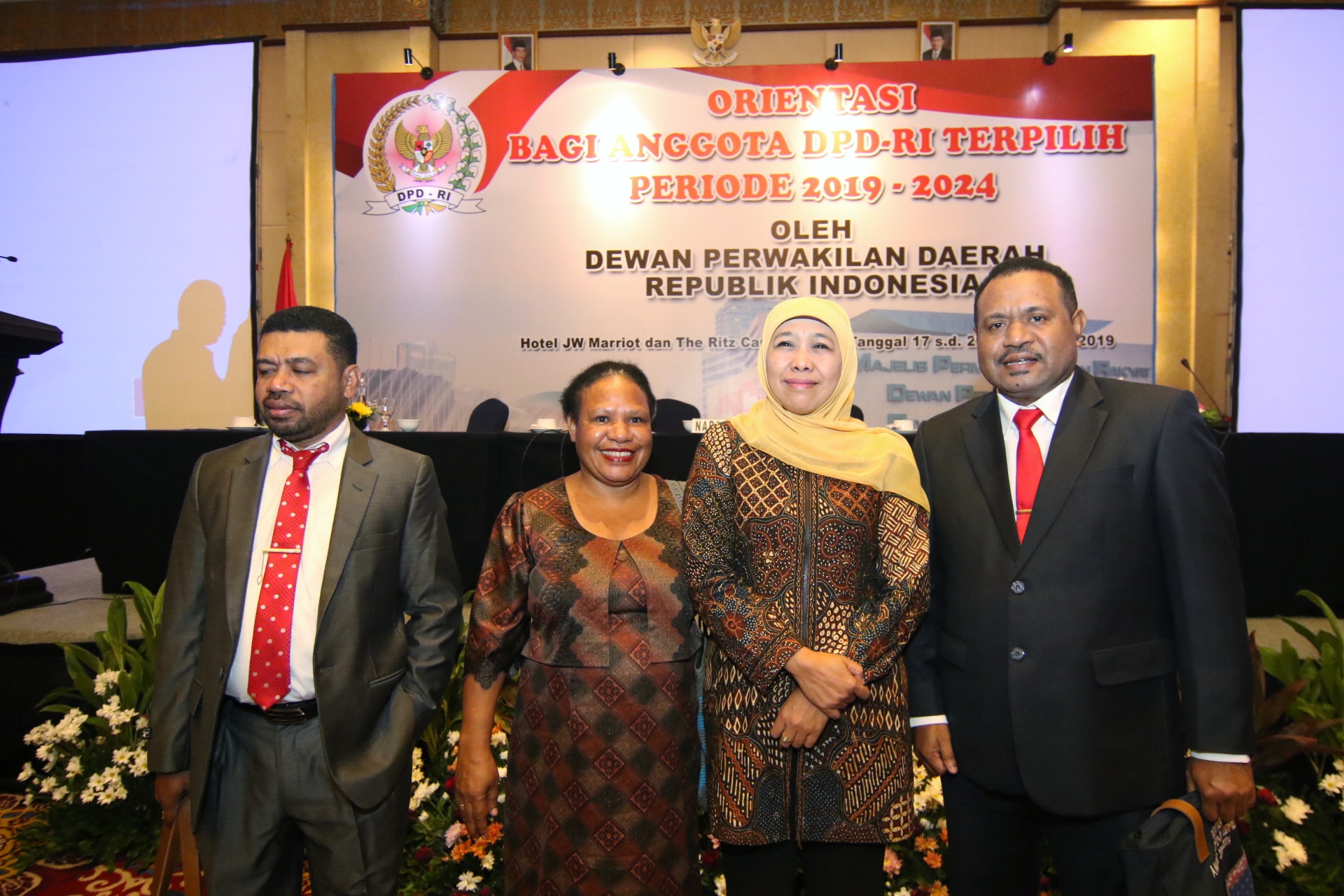 Serap Aspirasi Daerah, Wejangan Khofifah Untuk Anggota DPD RI Terplih