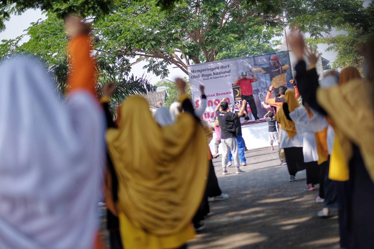 Peringati Haornas, PKS Jatim Gelar Senam Nusantara