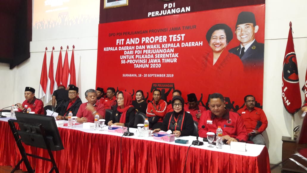 Hadapi Pilkada 2020, PDIP Jatim Gelar Fit and Propertest