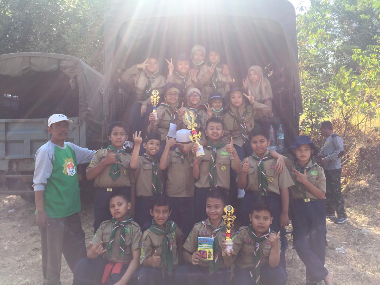Qobilah Putra Pandu HW SD Muhammadiyah 18 Surabaya Raih Juara 2 Regu Giat