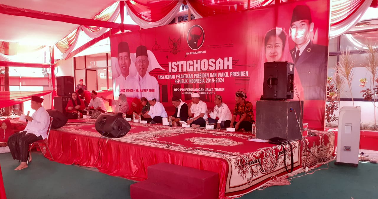 PDI Perjuangan Jatim Gelar Istighotsah, Doakan Pelantikan Jokowi-Maruf