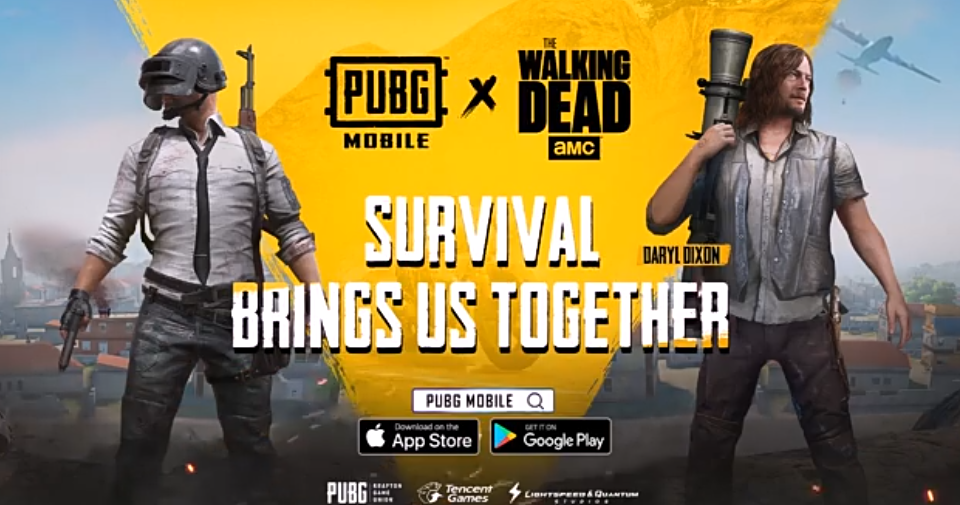 Ini Kolaborasi Terbaru PUBG Mobile dengan Walking Dead