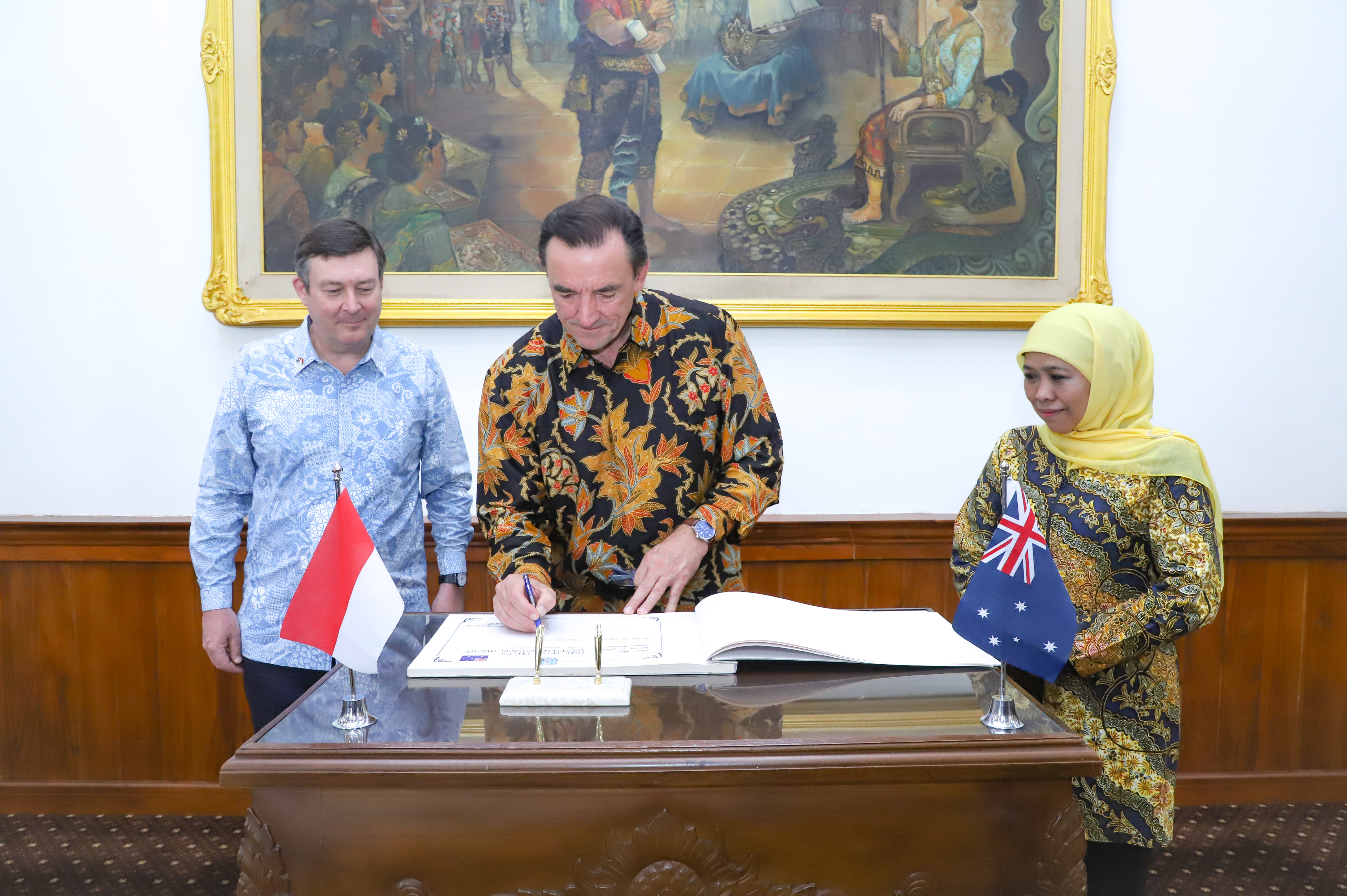 Peter Tinley, Menteri Australia Barat Jajaki Kerjasama Ikan Tuna Dengan Jatim