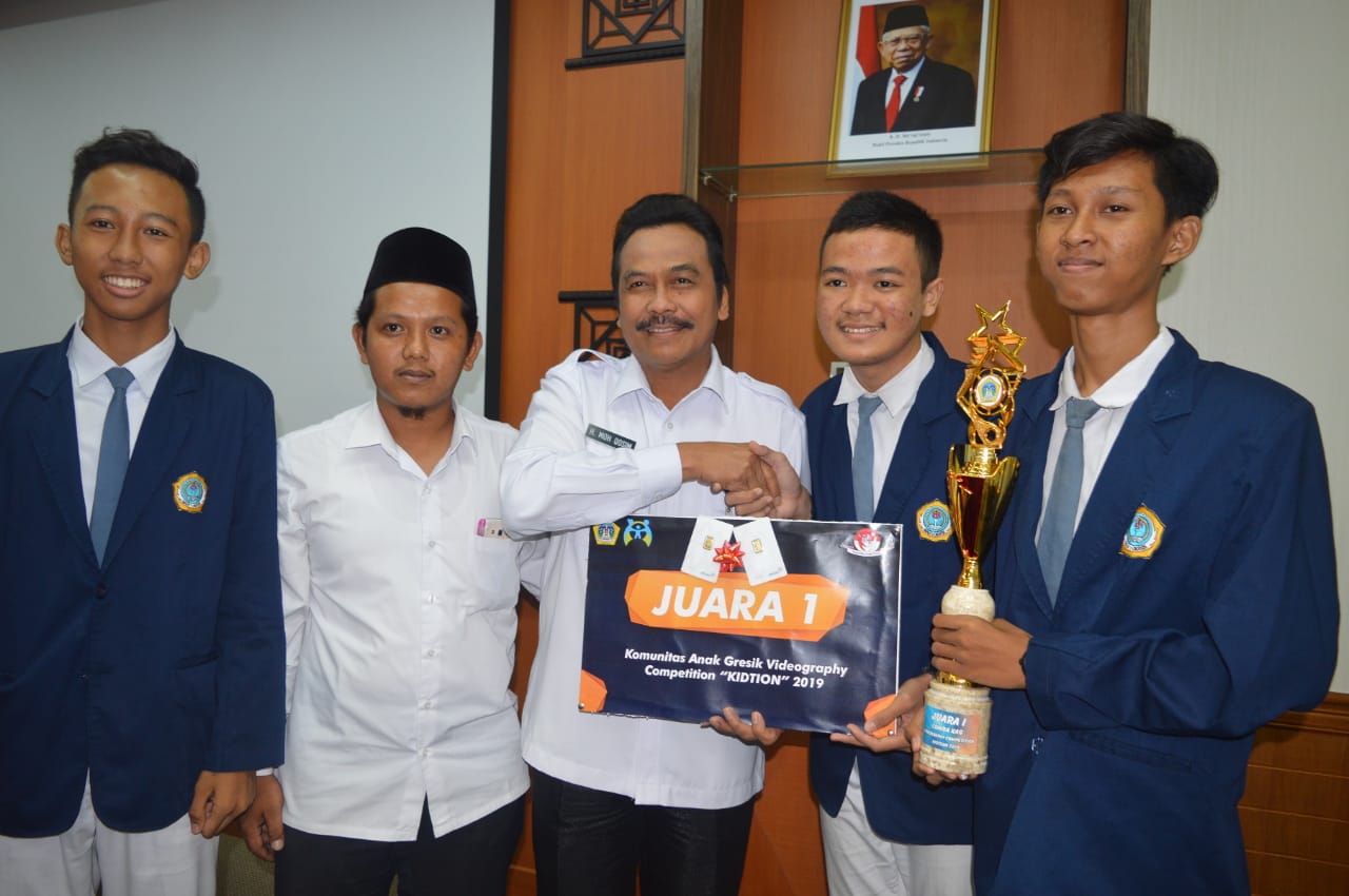 Lewat Video Intuisi Karsa, MAN 1 Gresik Raih The Best Five Kidtion Gresik 2019