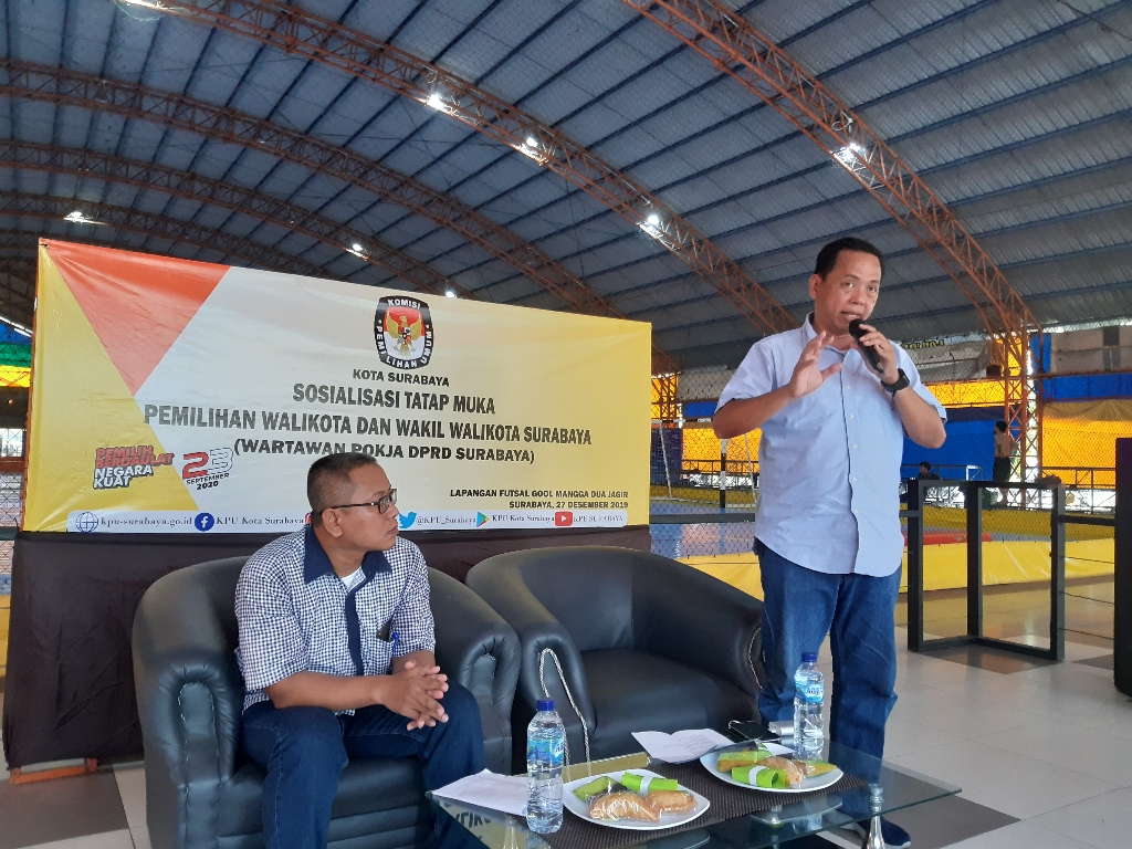 Sosialisasi Pilwali, Ketua PWI Jatim Ingatkan Pentingnya Pesta Demokrasi
