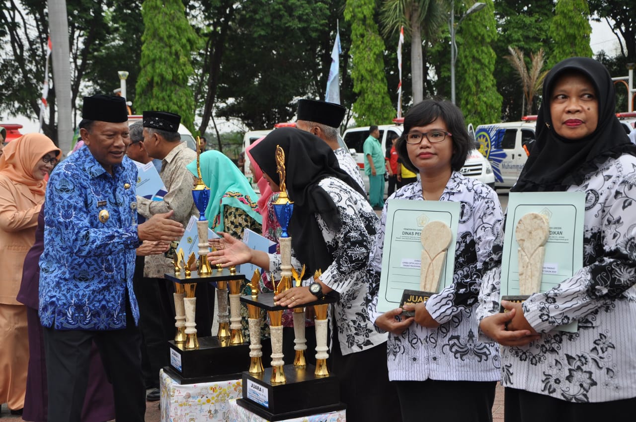 Pemkab Gresik Gelar Peringatan Hari Korpri, Hari Guru dan Hari Kesehatan Nasional Bersama