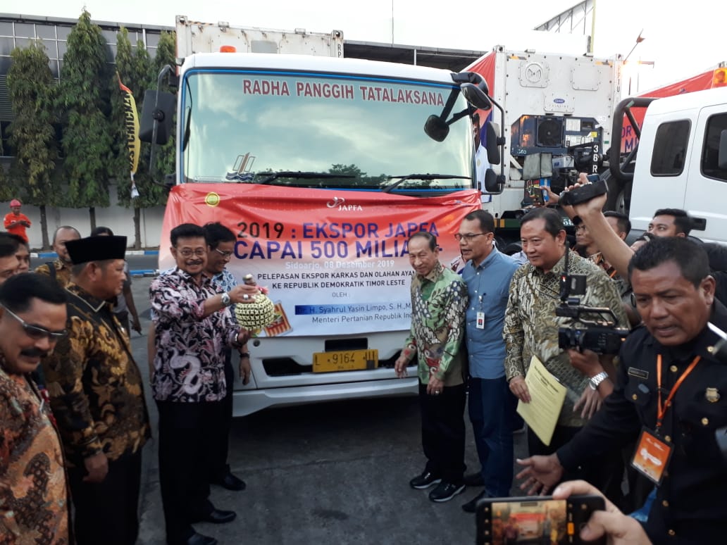 Capai Nilai Ekspor Rp 500 M, JAPFA Dapat Apresiasi Menteri Pertanian