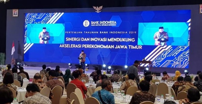 La Nyalla Ajak Bankir Perkuat Sinergi Hadapi Perlambatan Ekonomi