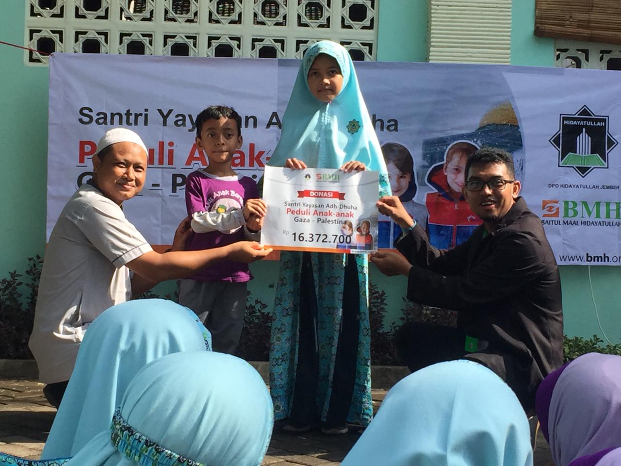 BMH bersama TK &amp; SD Lukman Al Hakim Galang Dana Palestina