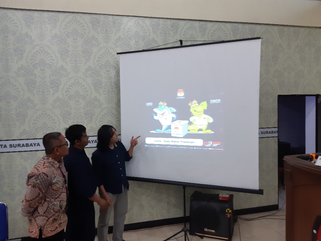 KPU Surabaya Kenalkan Maskot, Mars Dan Jingle Pilwali 2020