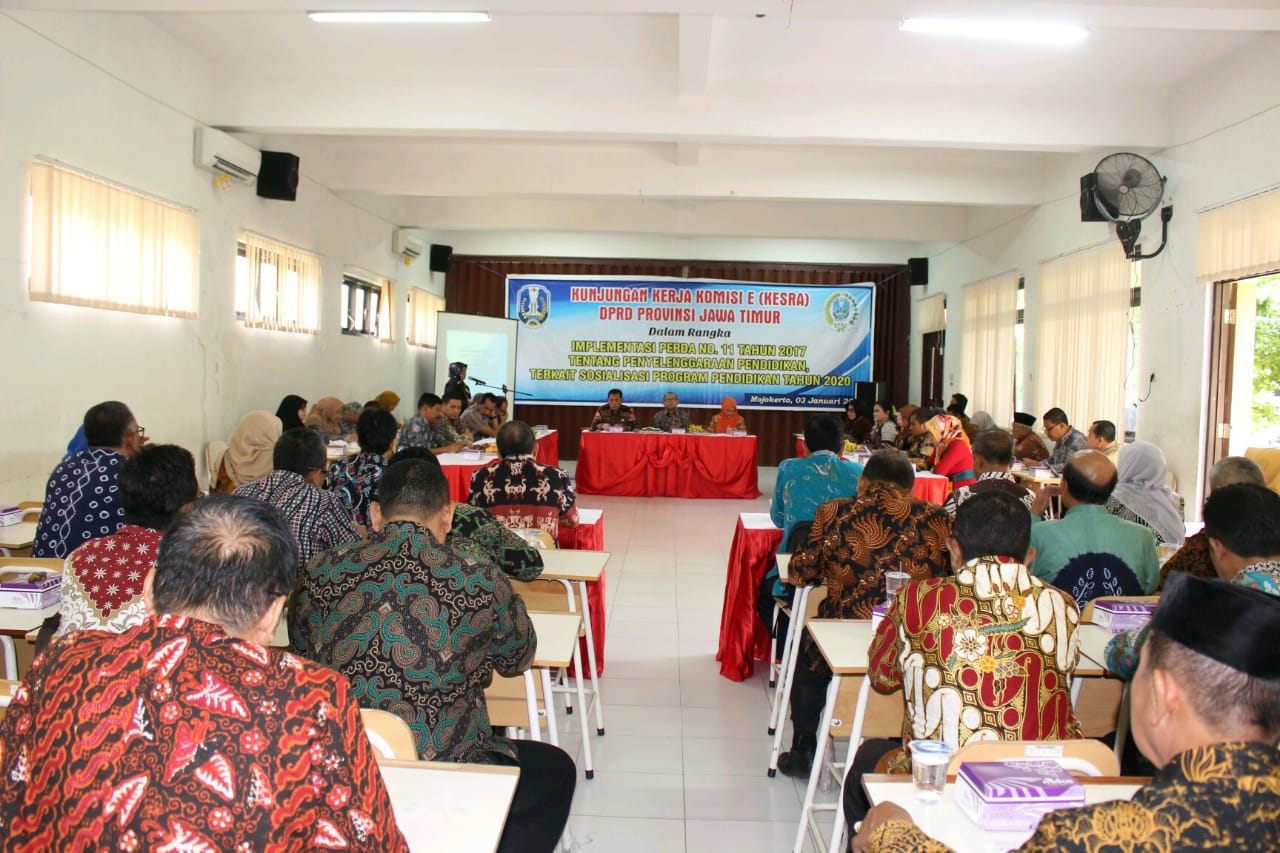 Kunker Komisi E DPRD Jatim ke Mojokerto, Ini Keluhan Para Kasek