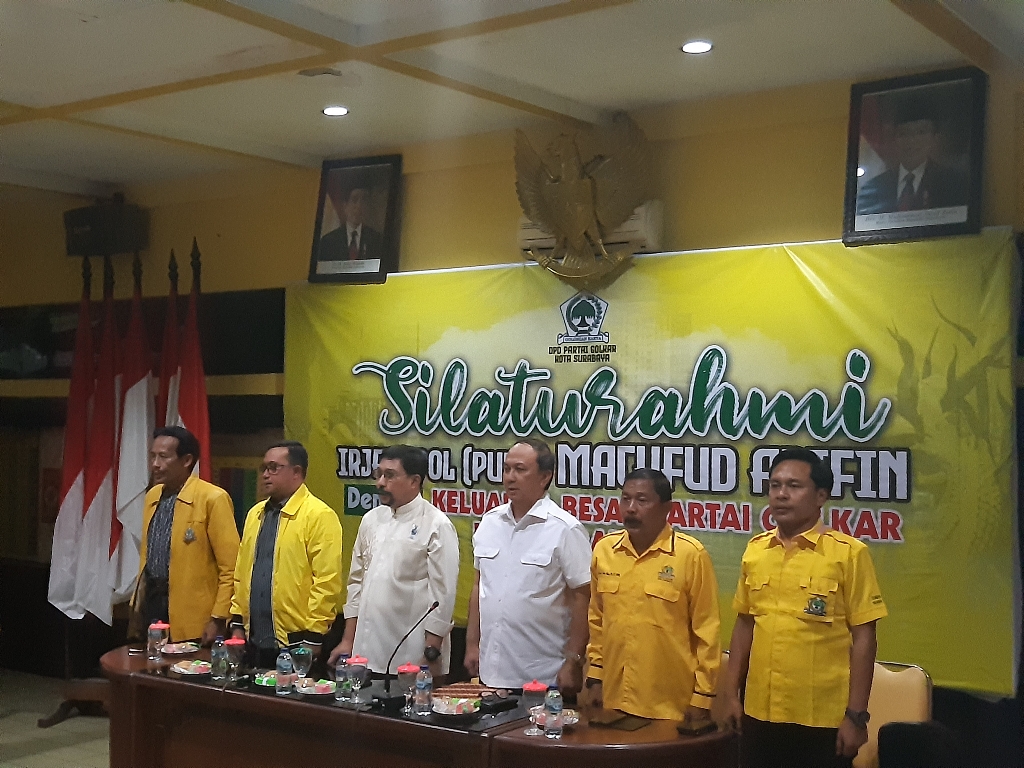 Partai Golkar Surabaya Terima silaturahmi Machfud Arifin