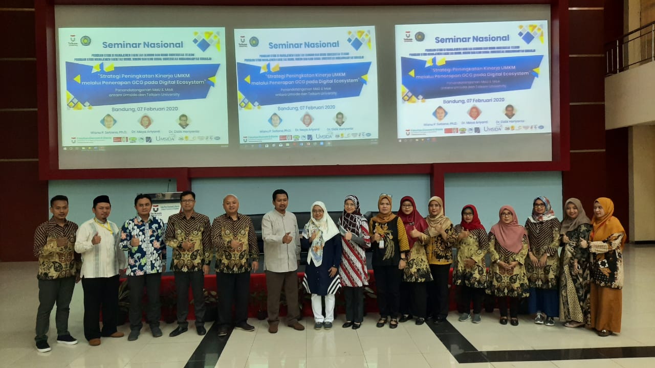Umsida Gandeng Telkom University Adakan Seminar Tentang UMKM