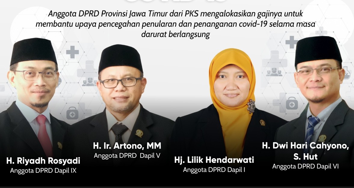 Dewan PKS Jatim Potong Gaji untuk Atasi Dampak Corona