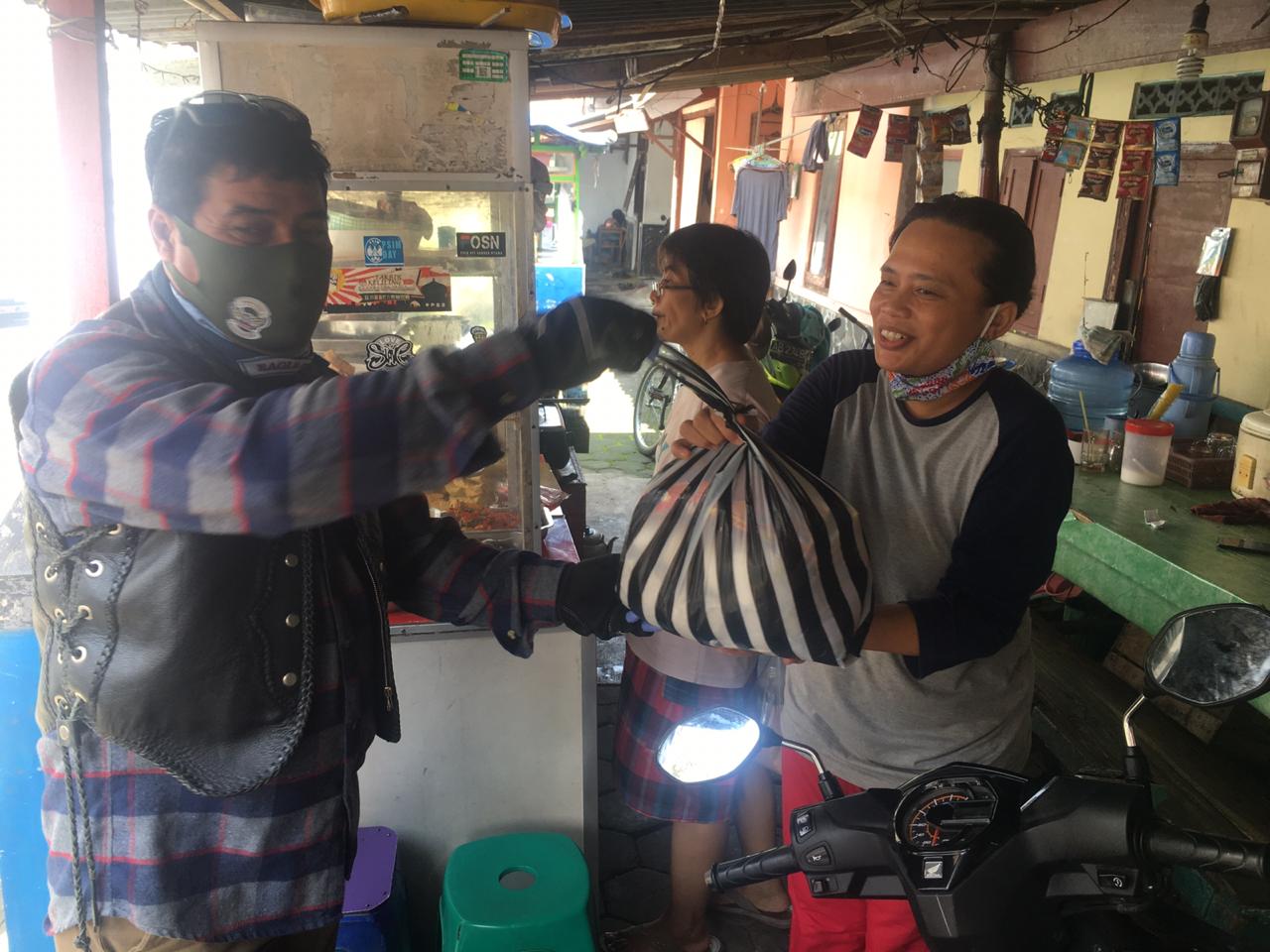 Eagle Eyes Indonesia Airforce Classic Motor Cycle Club Berbagi di Tengah Pandemik Covid-19