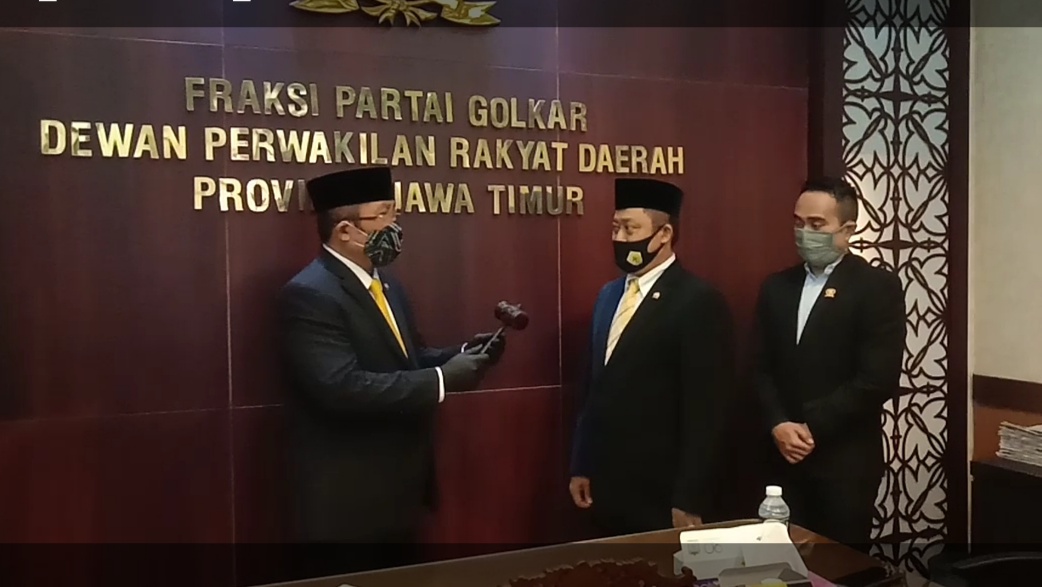 Kodrat Sunyoto Jabat Ketua Fraksi Golkar DPRD Jatim