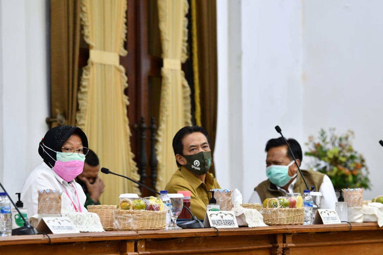 Ini Alasan 3 Kepala Daerah Surabaya Raya Akhiri PSBB