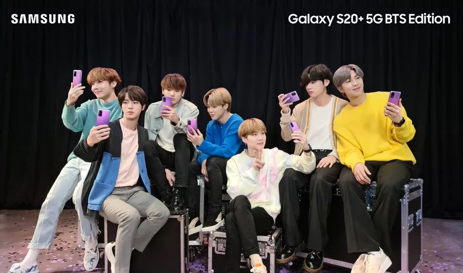 Samsung Rilis Galaxy S20 Plus BTS Edition, Gratis Poster
