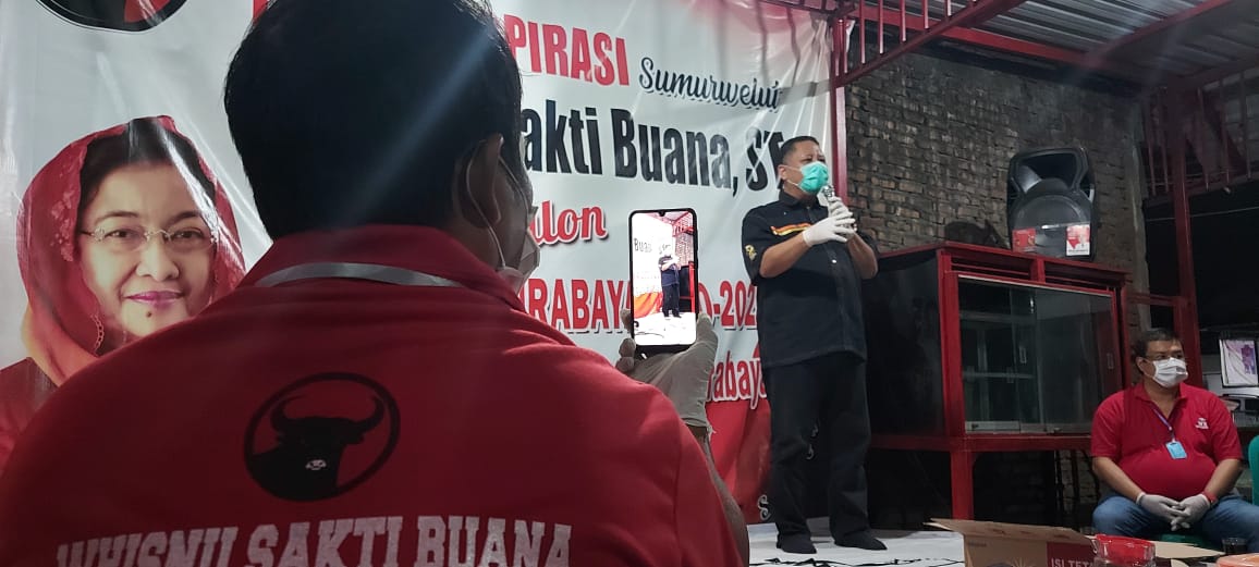 Posko Pemenangan Whisnu Sakti Mulai Berdiri Di Surabaya Barat