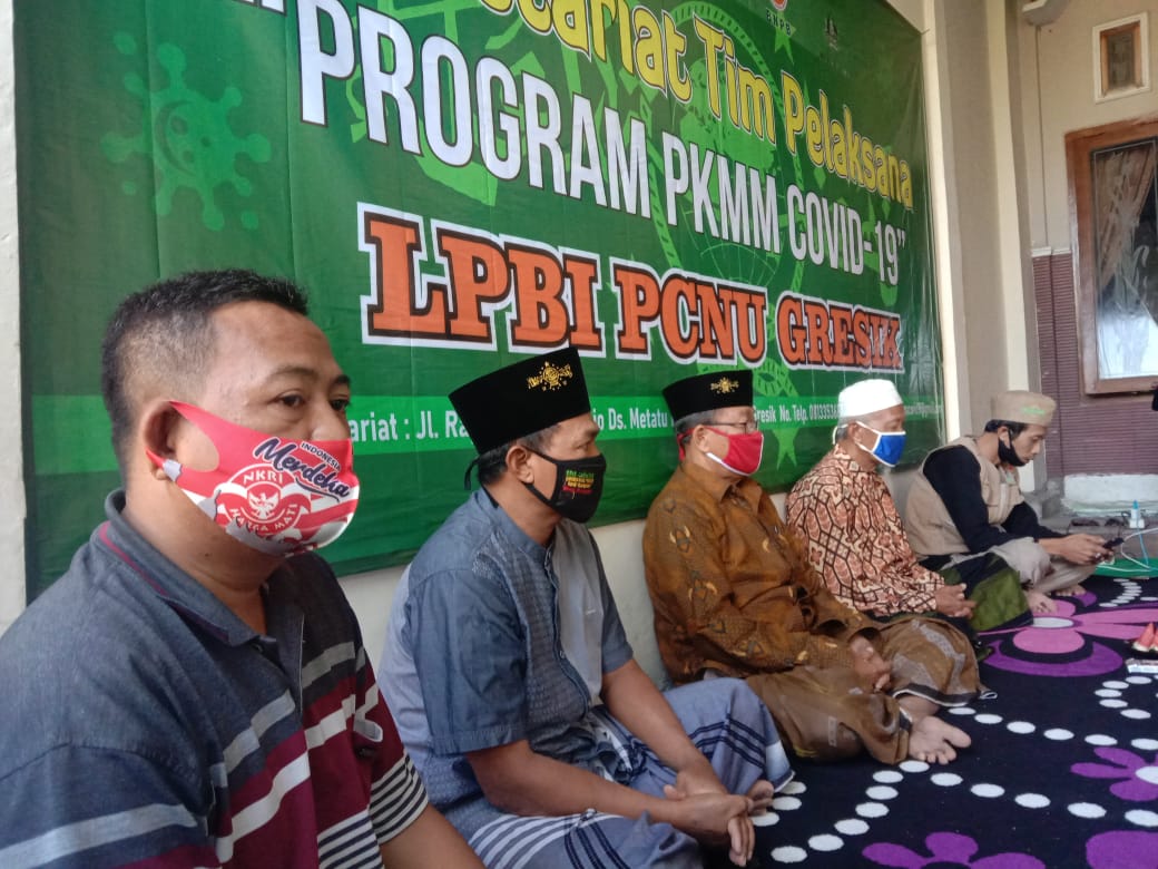 LPBI NU Gresik Gelar Program PKMM Covid-19 di 2 Desa