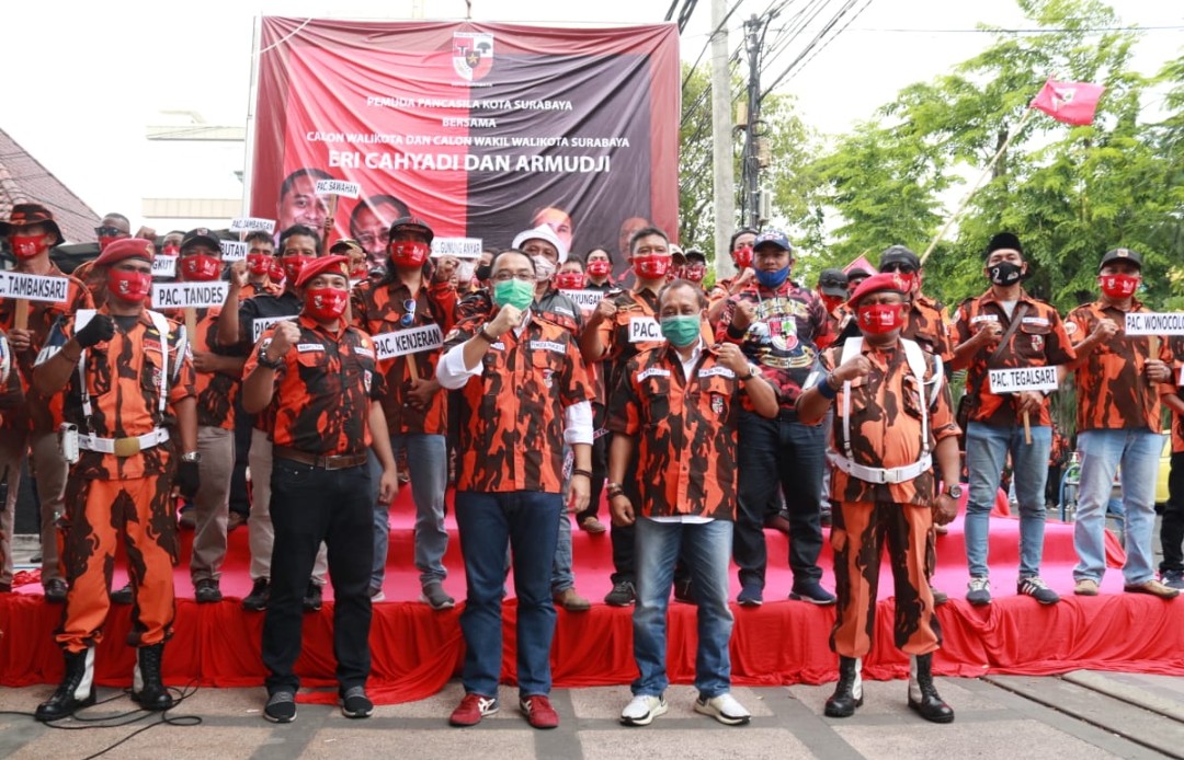 Teken Kontrak Politik, Pemuda Pancasila Solid Menangkan Eri - Armuji