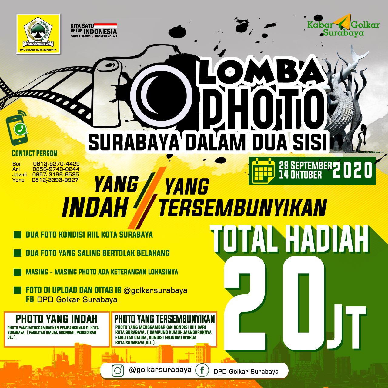 Golkar Surabaya Gelar Lomba Foto