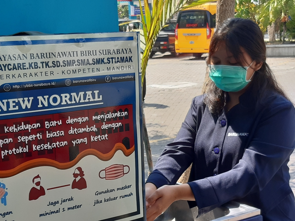 Peringati Hari Cuci Tangan, Yayasan Barunawati Siap Gelar Kegiatan Belajar Mengajar Tatap Muka