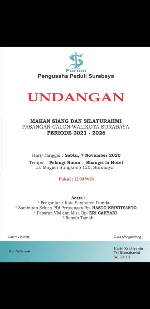 Beredar Undangan Pertemuan Pengusaha, Praktisi Hukum Sebut Ada Indikasi Penyalahgunaan Wewenang