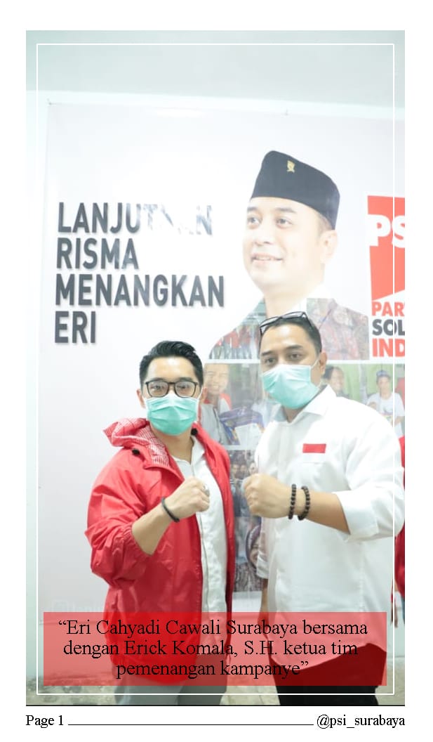 Masa Kampanye Pilwali Surabaya, PSI Pastikan Patuhi Protokol Kesehatan