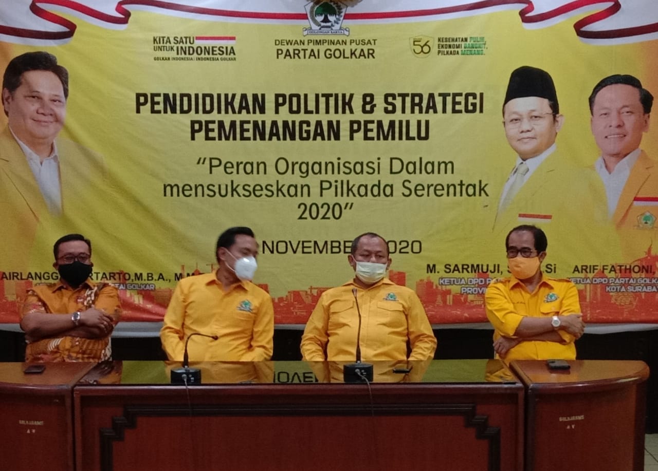 Ikuti Pendidikan Politik, Partai Golkar Surabaya Ajak Kader Lakukan Revolusi Komunikasi