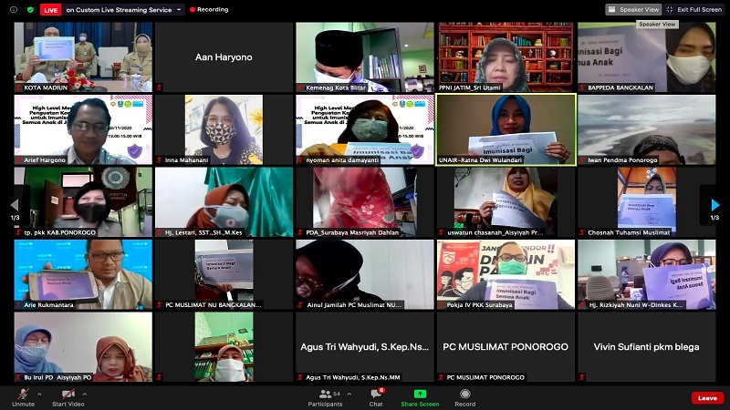 All Out Dukung Imunisasi Anak di Jatim
