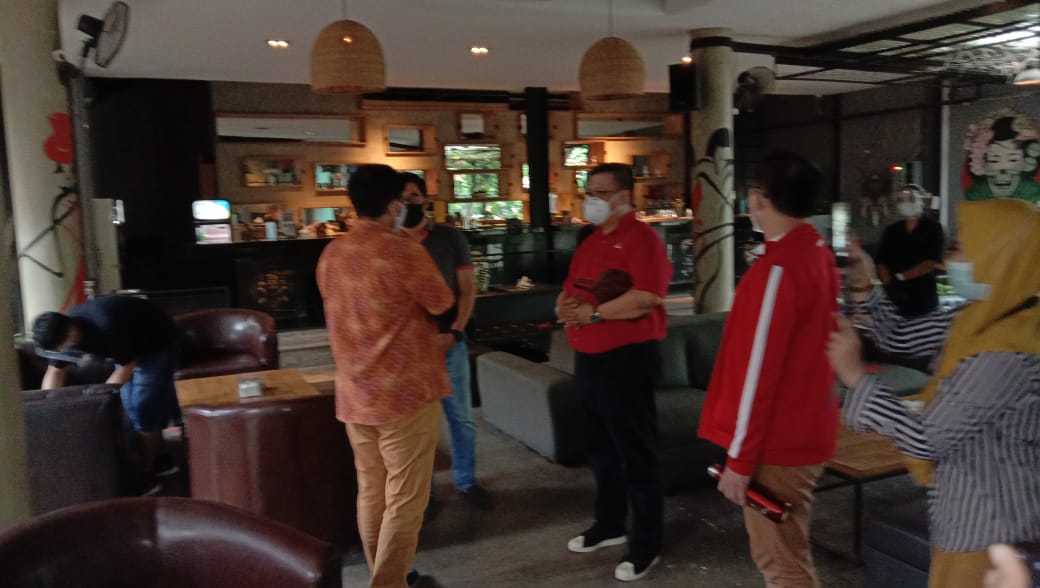 DPRD Surabaya Sidak Prokes Di Depot Dan Cafe