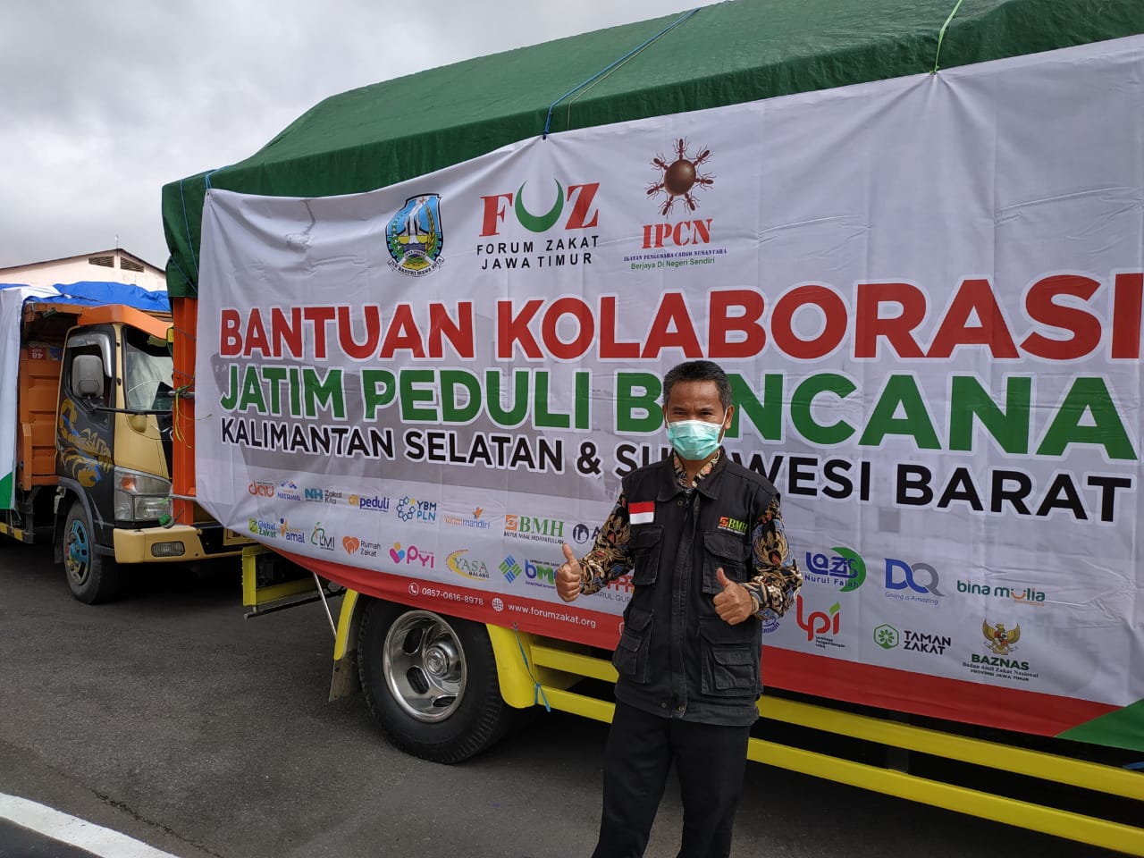 Laznas BMH Salurkan Bantuan Bencana Alam Melalui FOZ