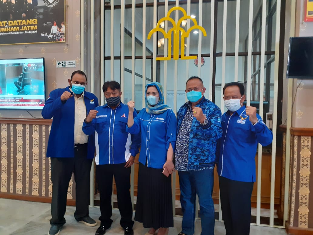 Datangi Kanwil Kemenkum HAM, Demokrat Jatim Minta KLB Deli Serdang Tidak Disahkan