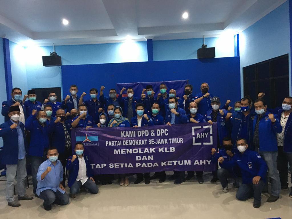 Di Depan Notaris, Demokrat Jatim dan DPC-DPC Ikrar Dukung AHY
