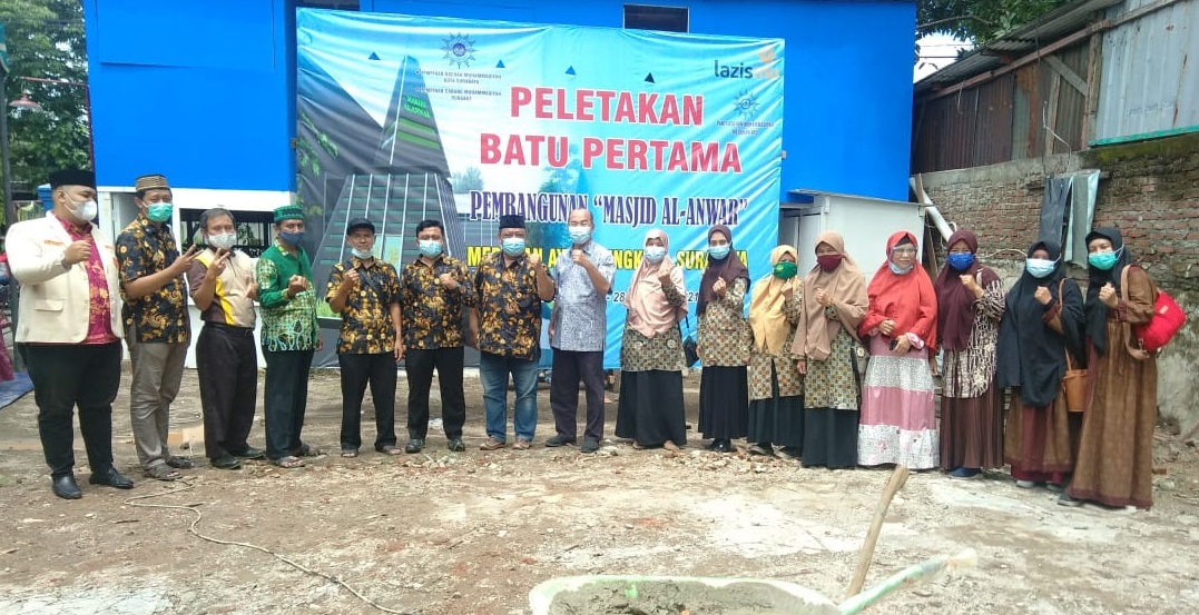 Peletakan Batu Pertama Pembangunan Masjid Al-Anwar