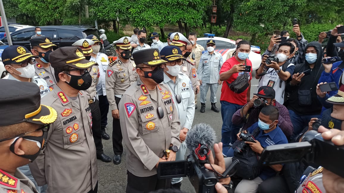 Bundaran Waru Jadi Lokasi Sosialisasi Tidak Mudik Lebaran
