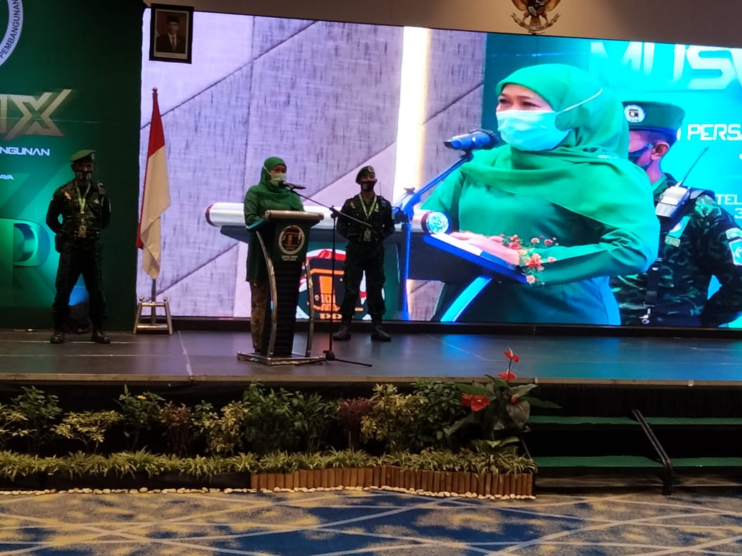 Hadiri Muswil PPP Jatim, Ini Pesan Gubernur Khofifah